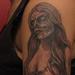 Tattoos - zombie woman girl tattoo  - 68013